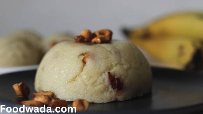 Suji ka halwa in plate