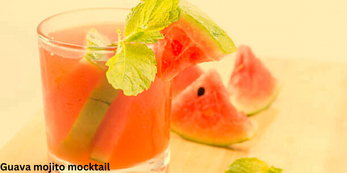 Guava mojito mocktail बनाने की विधि