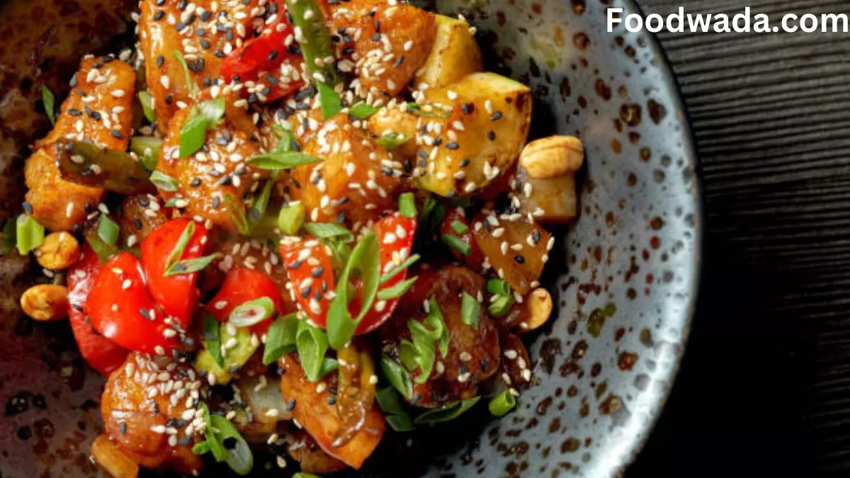 Tofu stir fry recipe in a Bowl